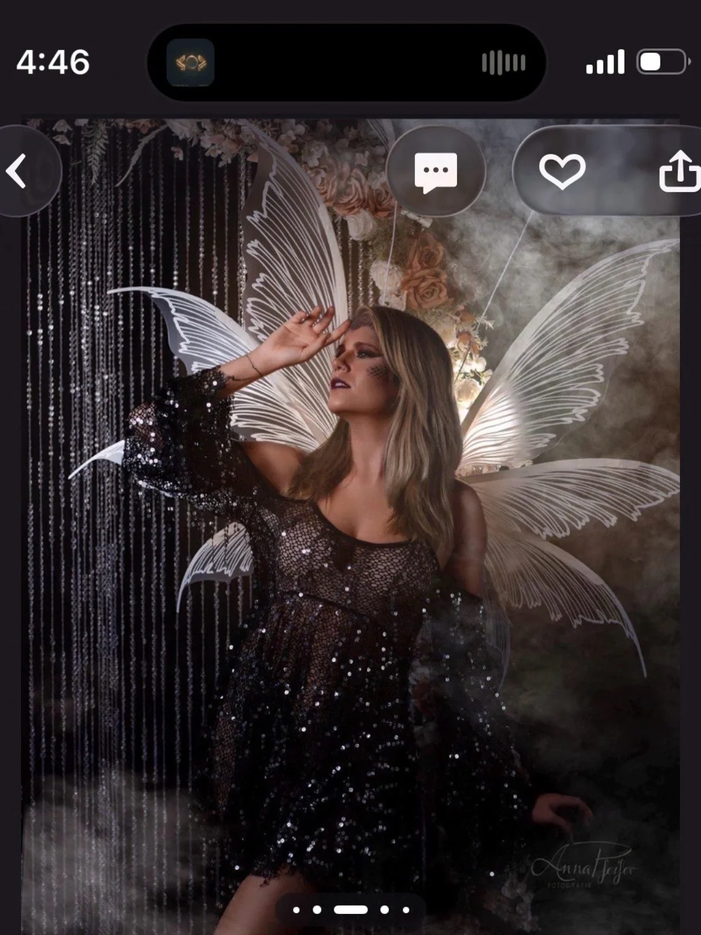 Adult Strap & Corset White Transparent Fairy Wings